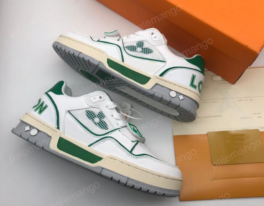 

2022 Men Women Casual Flat Shoes Luxury Designer Low Cut Lace-Up Sneakers Trainers Outdoor Unisex Zapatos Walking Shoe 36-44, Bubble film