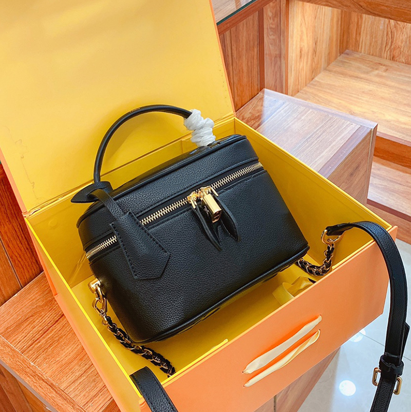 

VANITY Designer Handbags women leather shoulder Crossbody Bag with strap cosmetic bags PM M45165 M45780, Customize