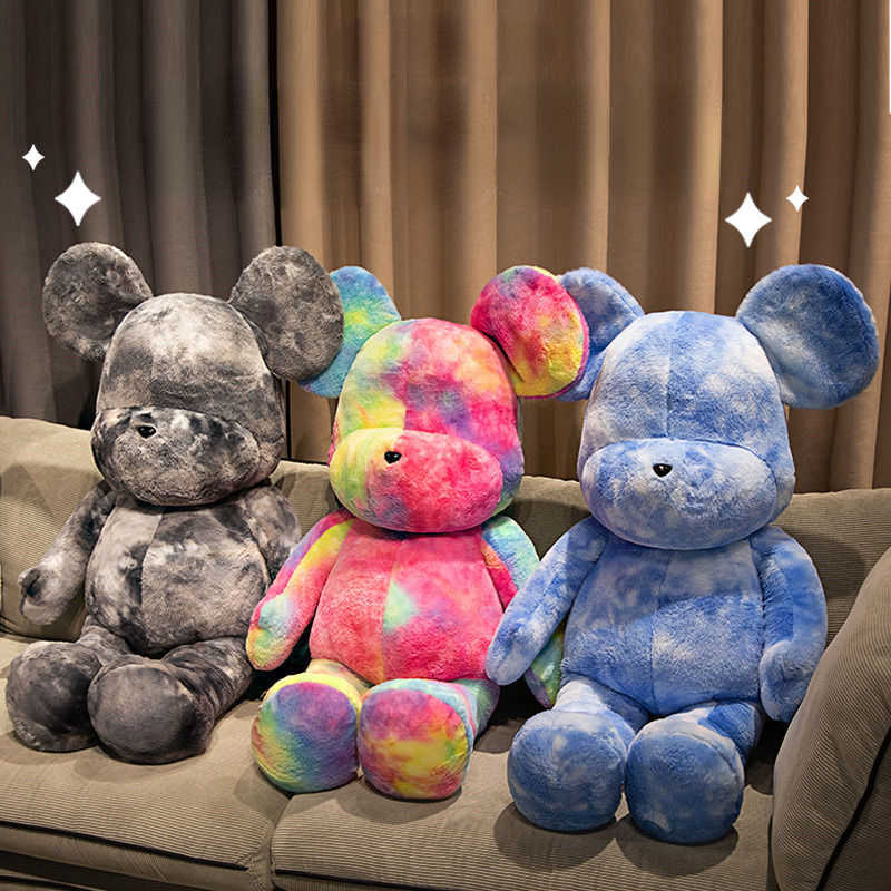 

Novelty Games 60CM Bearbrick Big Size Lovely Kawaii Violence Bear Doll Plush Toy Giant Brickbear Teddy Bear Pillow Stuffed Child Cute Gift T221013