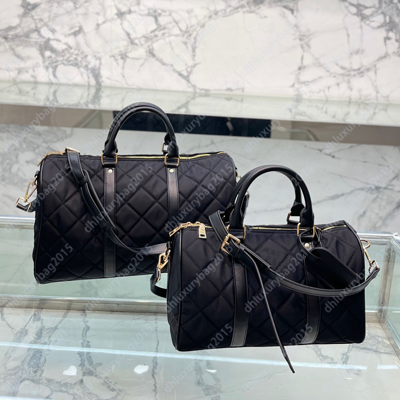 Sac à main de grande capacité 2 tailles fourre-tout hommes voyage bandoulière en nylon sacs fourre-tout classiques sport cross body noir top desi