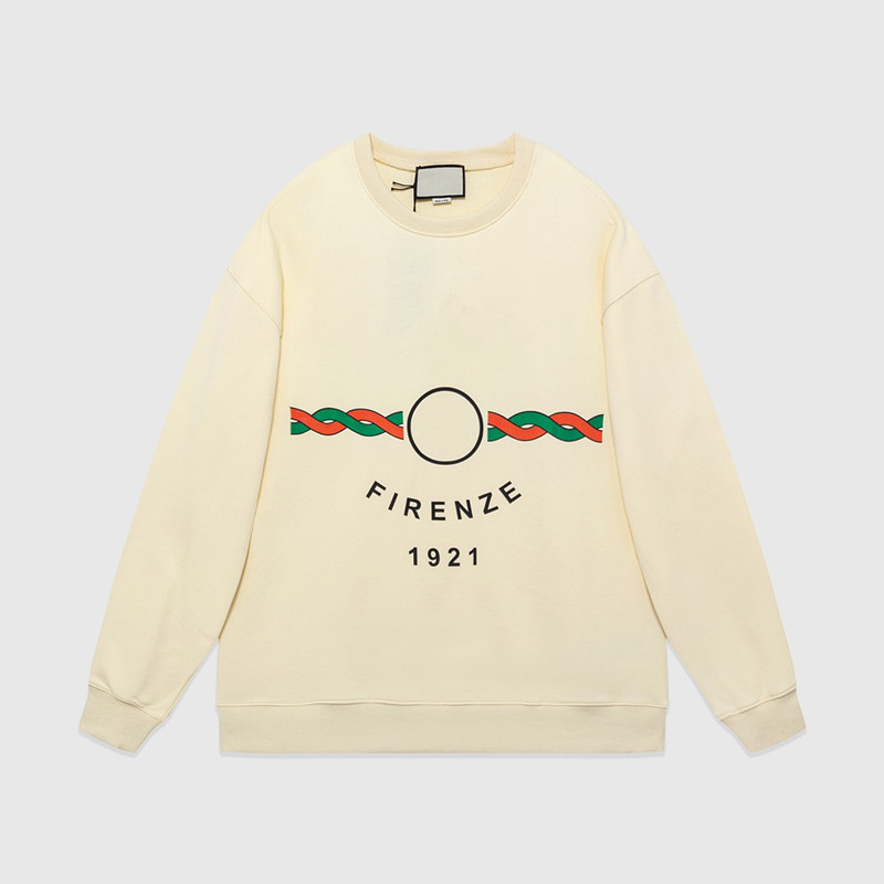 

Luxury Designer Hoodie Mens Sweatshirts Pullover Jumper Cotton Jersey Sweater with G Mirror Print Firenze 1921 Hoodys Pull Femme ucci for Woman Long Sleeve Felpa, Size do not sell