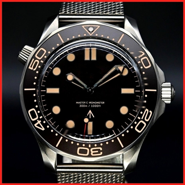

42mm Men Sapphire Mens Watches Automatic Movement Mechanical Montre de luxe Watch James bond 007 Nato 300M Wristwatch, Steel