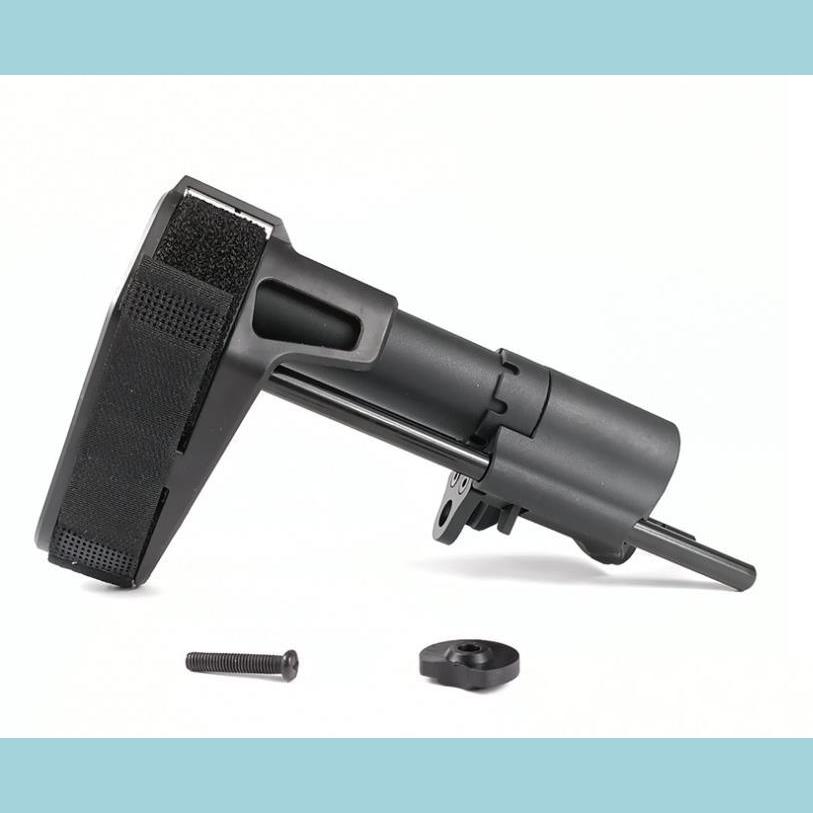 

Tactical Accessories Tactical Accessories High Quality Pistol Brace Buttstock For M4 556 416Ftm Kublai Khan Tied Hand Back Support Sb Dh2Sf