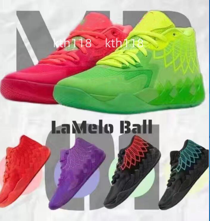 

Mens Lamelo Ball MB 01 Basketball Shoes Rick And Morty Red Green Galaxy Purple Blue Grey Black Queen Buzz City Melo Galaxy Sneakers, Box