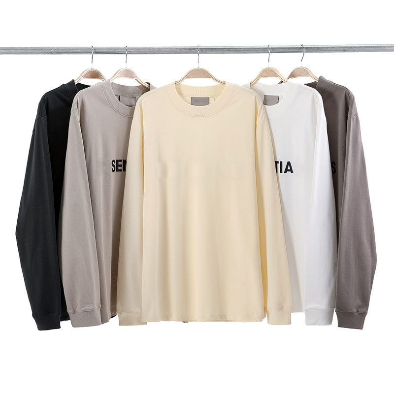 designer long sleeve t shirt womens mens tee high street loose cotton autumn tops clothing fashion oversize streetwear for couple lover