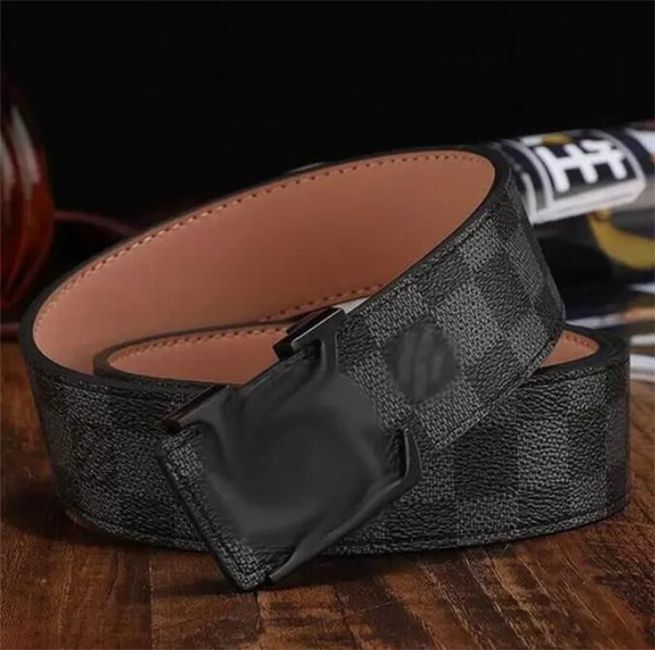 

Men Designers Belts Classic fashion luxury casual letter L smooth buckle womens mens leather belt width 3.8cm