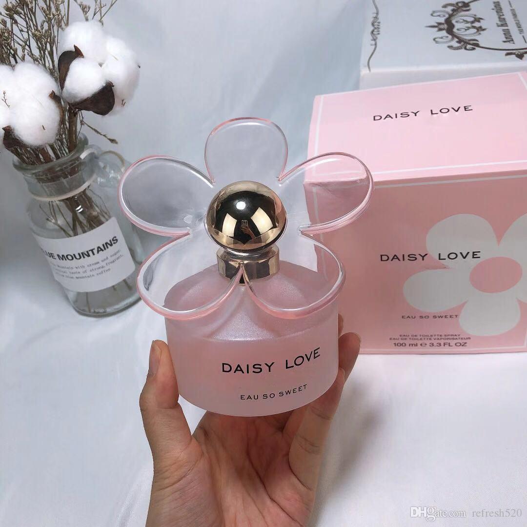 

Perfect Woman Perfume Daisy Love Flower Fragrance for Lady 100ml EAU De Toilette EDT Spray Designer Brand Colone Sweety Parfum Gifts Long Lasting Wholesale Stock