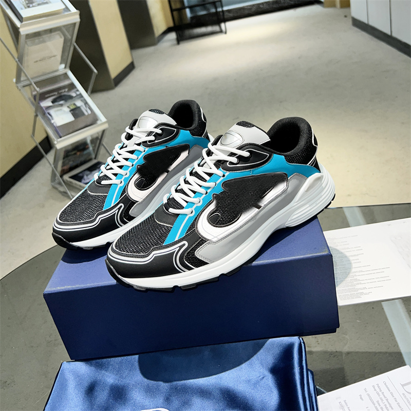 

B30 Designer Sneakers Vintage Casual Shoes Men Women Trainers Oblique Technical Leather Reflective Sneaker Suede Fabric Mesh Shoe With Box size 35-45, 12