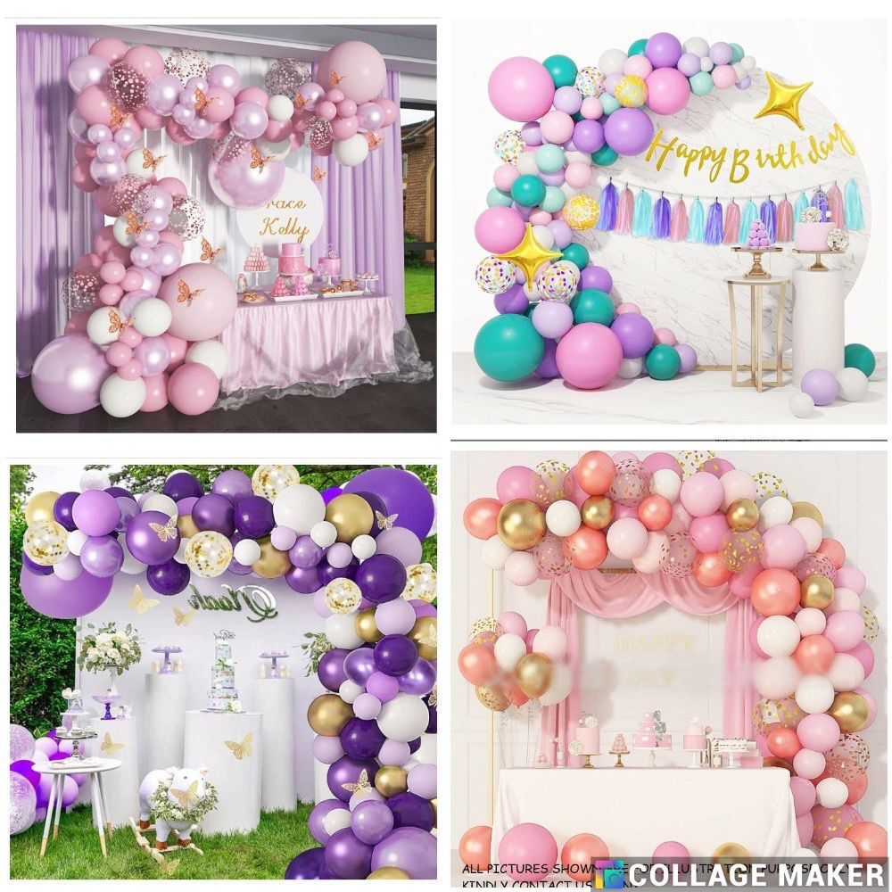 

Multi-Style Latex Balloon Garland Arch Kit Festives Decorations for Weddings/Birthday Parties/Celebrations Theme Events/Home Garden Decoration