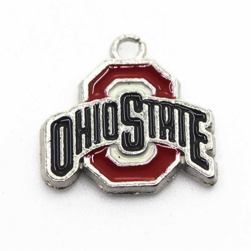 

NCAA Team Ohio State Buckeyes Dangle Charms Hanging DIY Necklace Pendant Bracelet Jewelry Accessory291m