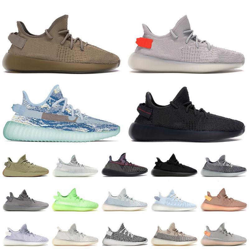 

2022 Mens V2 West Designer Running Shoe Tail Light Sulfur Yecher Cinder Earth Abez Asriel Israfil Eliada Trainers Sneakers yeezys yezzys boost 35 350 size us 13, Y46 hyperspace 36-48