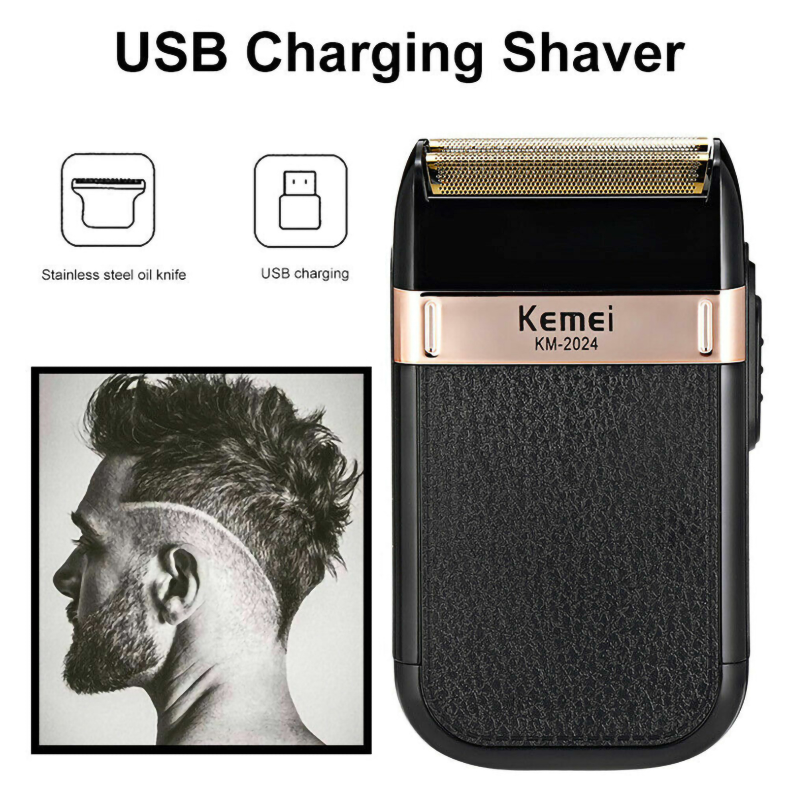 

Other Electronics wyn Rechargeable Men's Electric Shaver Trimmer Razor Hair Beard USB Shaving