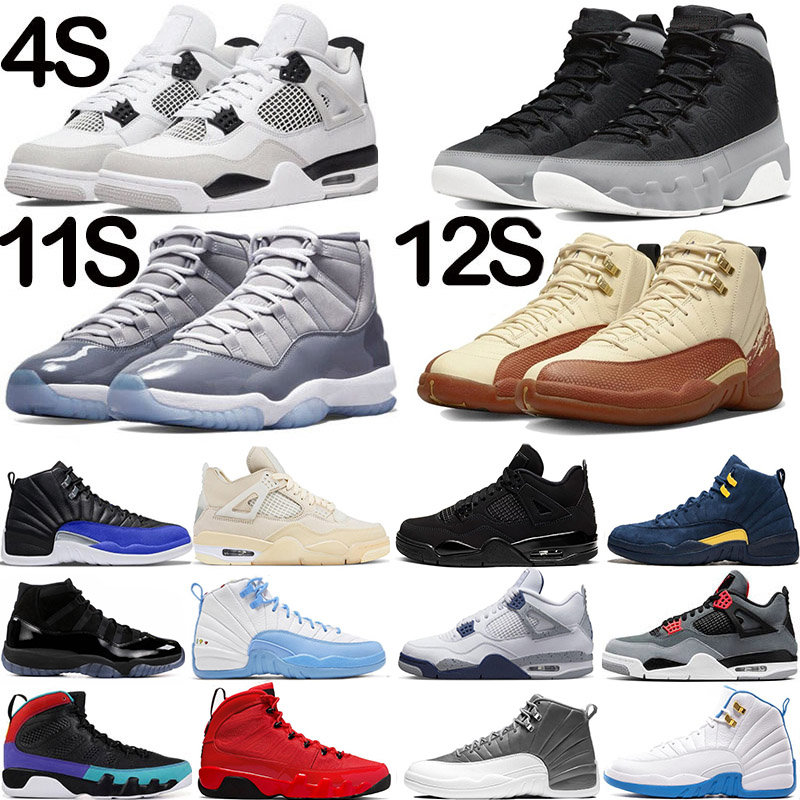 

Mens Women 9s 12s 4s Jumpman Basketball Shoes Men Sneakers womens 11 Bulls Emoji University Gold 9 Chile Red Particle Cool Grey Anthracite outdoor sports trainers, 12