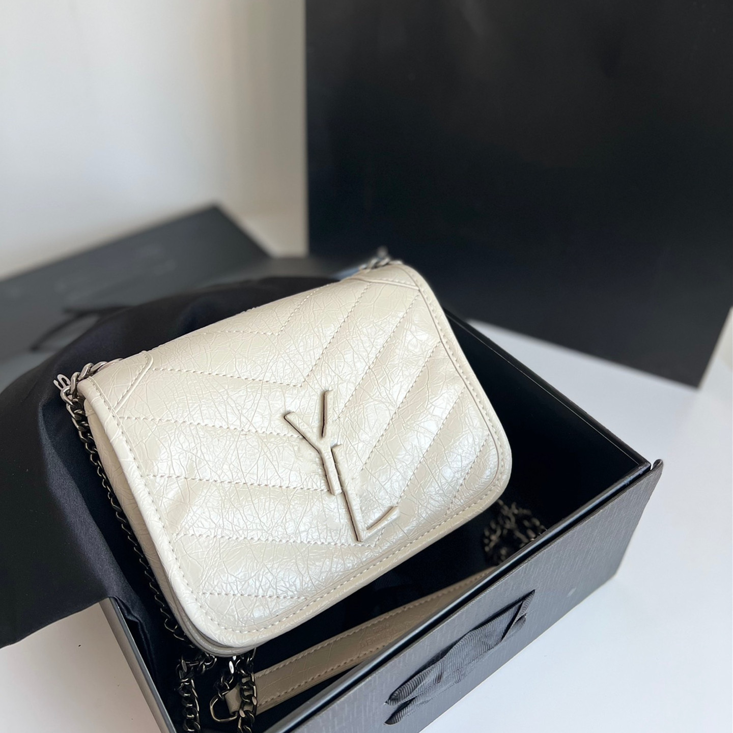 Mini sacs à bandoulière en cuir de vachette femmes chaîne téléphone sacs à main portefeuille Design lettres bandoulière haut en cuir véritable pe