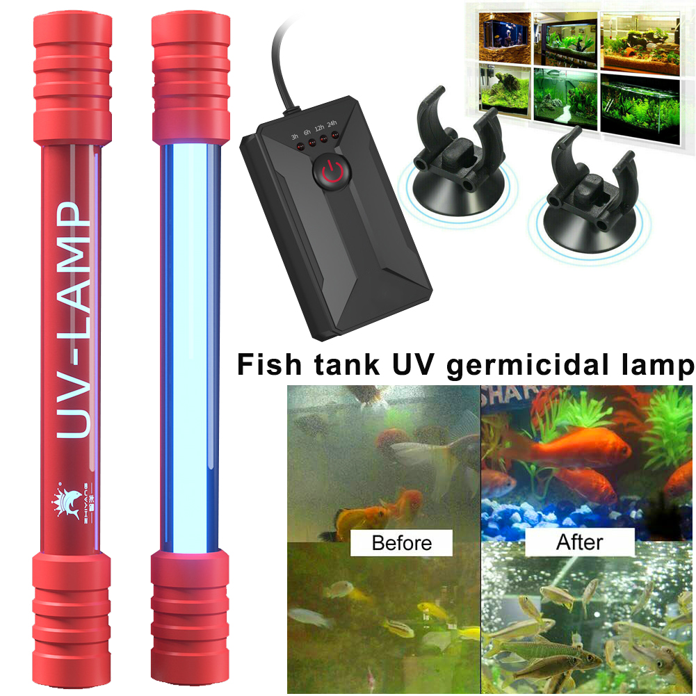 

Other Electronics wyn Aquarium Fish Tank Germicidal UV Light Sterilizer Pond Submersible Clean Lamp US