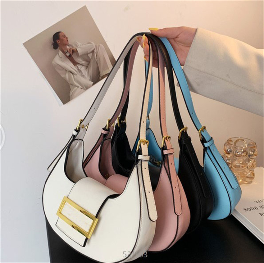 

bags purses designer woman handbag women cleo underarm shoulder bag lady moon totes, Pic