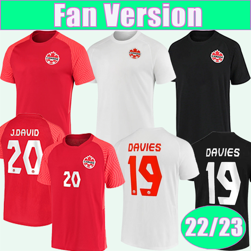 

2223 Canada J.DAVID DAVIES Mens Soccer Jerseys National Team LARIN PIETTE MILLER Home 3rd Football Shirts Short Sleeve Uniforms, Qm1683 2021 home no patch