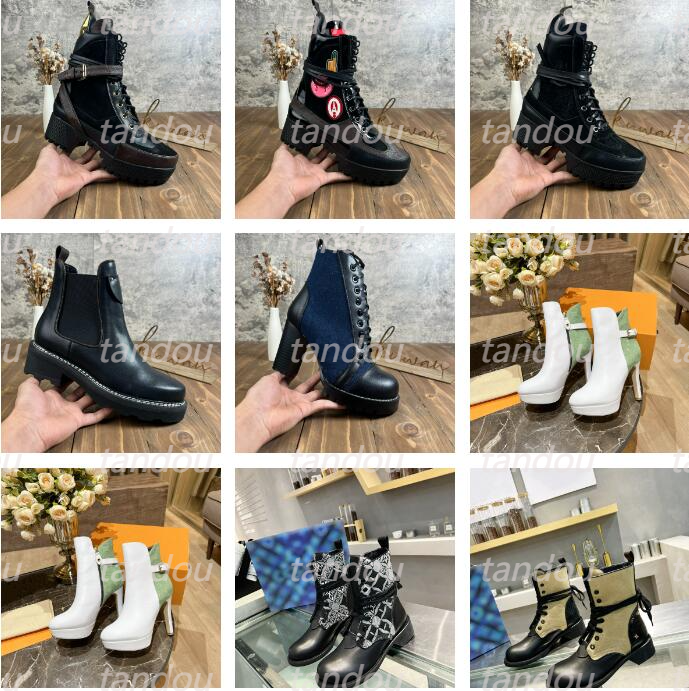

Laureate Desert Boot Designer Metropolis Afterglow Boots Star Trail Wonderland Signature Silhouette Platform Leather Women Ankle Booties Size 35-42, Customize
