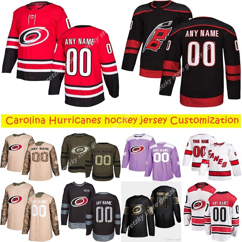 

College wear Customization News Carolina Hurricanes Hockey Jerseys Multiple styles Mens 20 Sebastian Aho Customize Any Name Any Number Hocke, Black