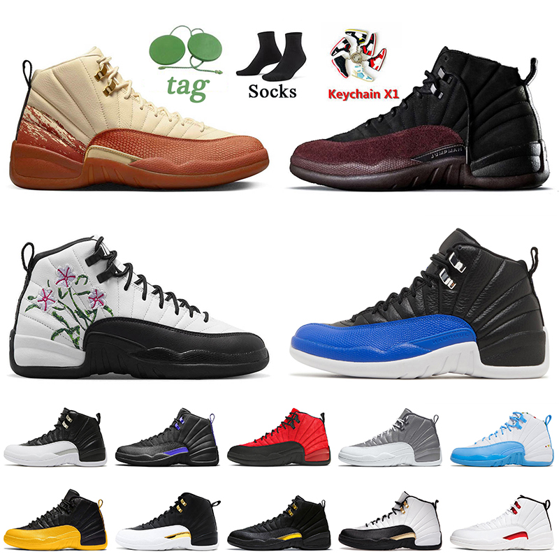 

Mens Basketball Shoes Jumpman 12 Eastside Golf 12s A Ma Maniere Floral Floral Hyper Royal Playoffs Royalty Taxi Utility Twist Reverse Flu Game Trainers Sneakers, D45 cny 36-47