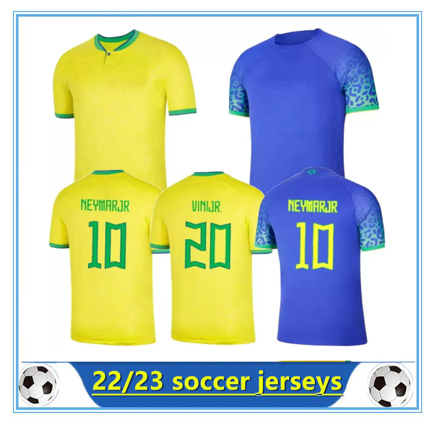 

2022 soccer jersey Camiseta de futbol PAQUETA BRAZILS NERES COUTINHO football shirt JESUS MARCELO PELE CASEMIRO brasil 22 23 maillots football men and kids SETS, Away kids socks
