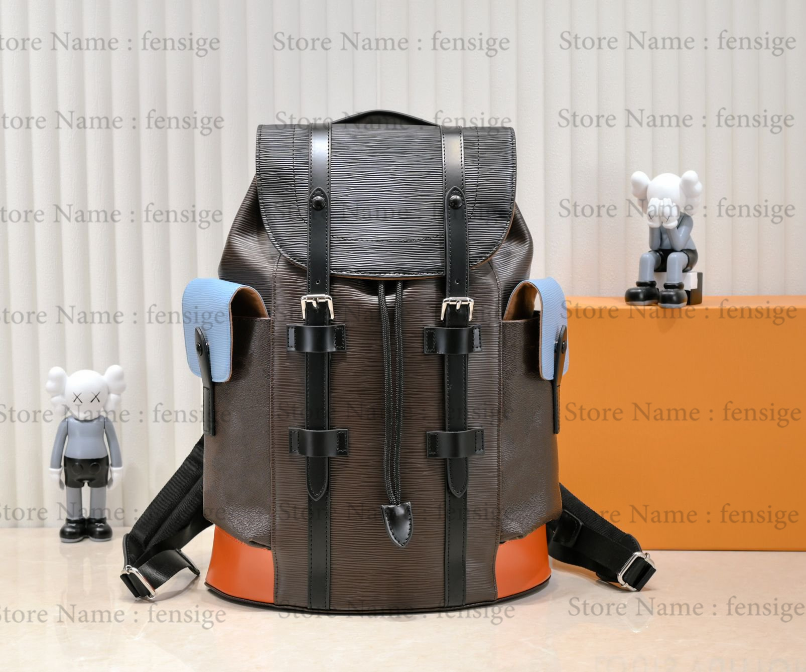 

Designers Backpack Wallet Large Business Capacity Oxidized Travel Handbags Luxurys Christopher Mens Leather Trend Totes Abael Bags M43735, Others