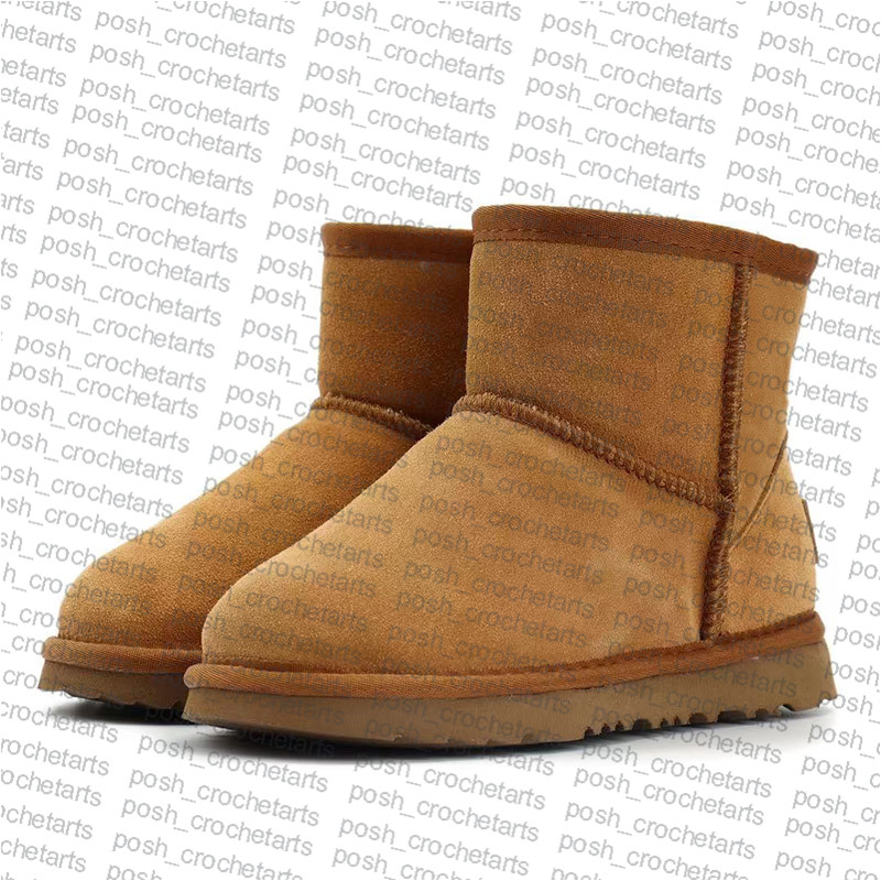 

Solid Snow Boots for Women's Winter Booties Genuine Leather Made Winter Footware sold with box, Tan