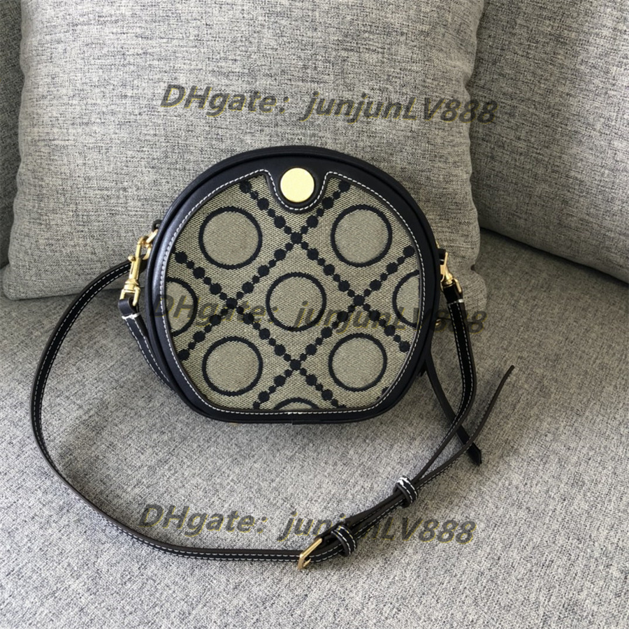 

Top small round bags mirror quality women's brown black flower handbag envelope purse zipper bag leather shoulder strap bags fashion