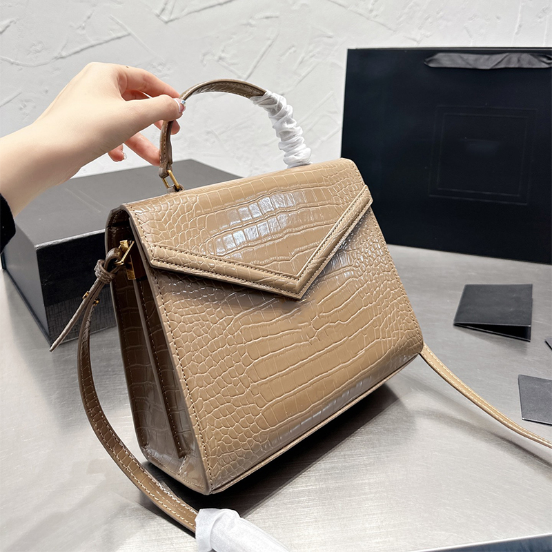 

CASSANDRA shoulder bags LEATHER TOP HANDLE BAG Designer Handbag Women, 13