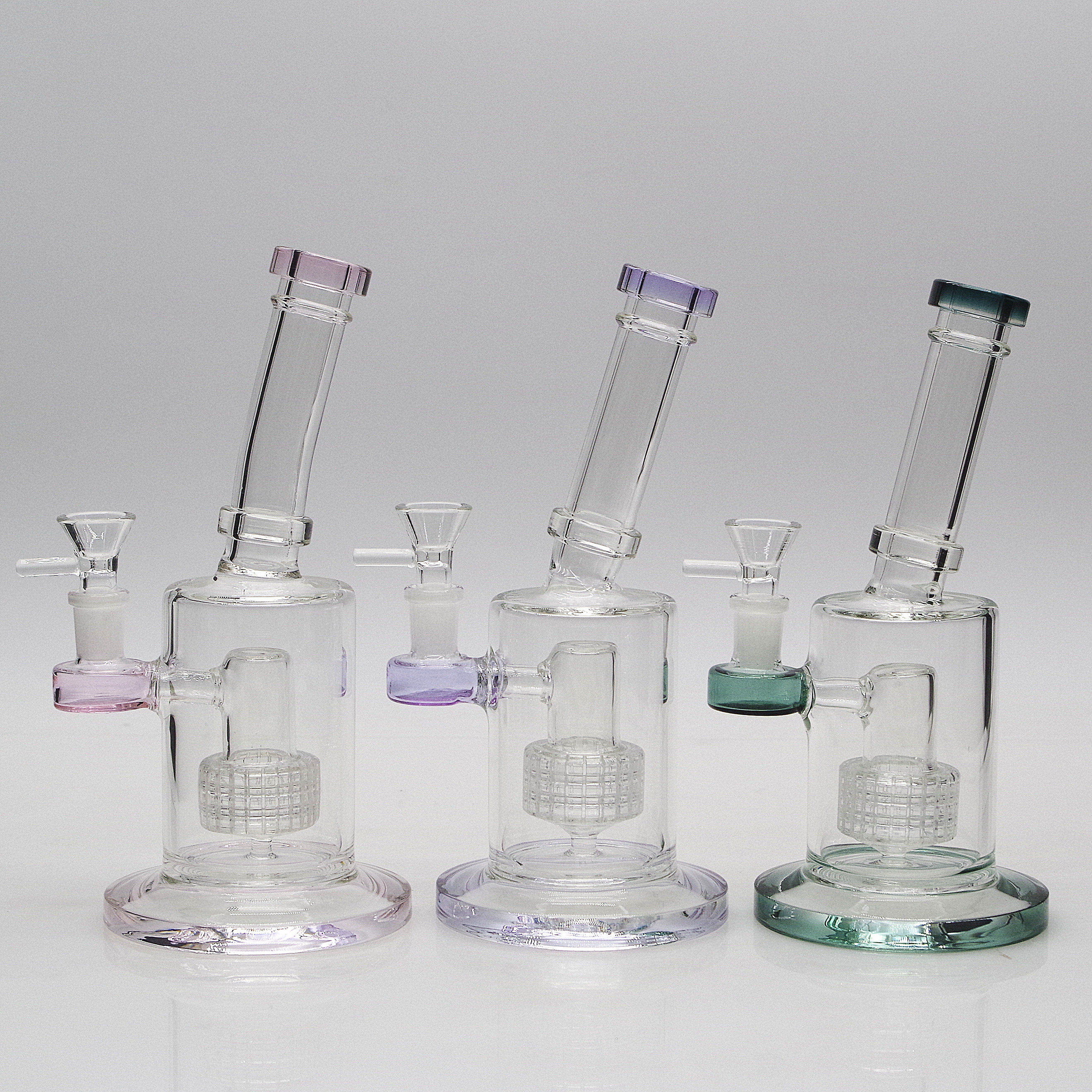 9inch water pipe hookah handmade smoke bong dab oil rig with metrix perc-image-809973775