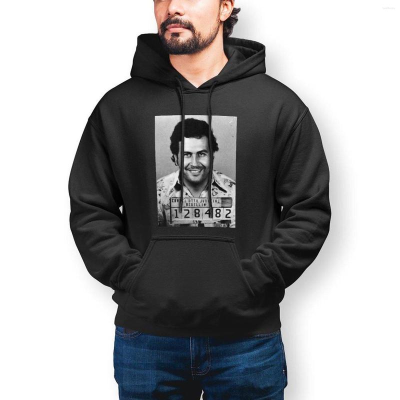 

Men' Hoodies Pablo Escobar Mugs Mafia Cotton Loose Pullover Hoodie Warm Long Sleeve Cool Mens, Gray-style