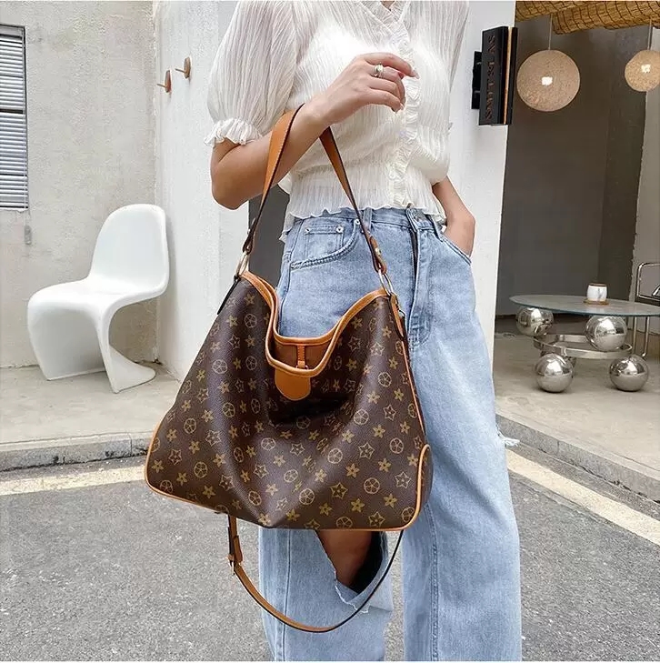 

Women Bag Handbag Luxurys Designers Bags Crossbody High Quality Womens Handbags Purses Shoulder Shopping Totes Bag, Brown flower