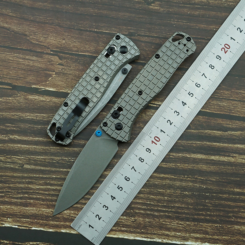 

Hard box 535Ti Bugout folding knife real D2 steel Mark M390 blade titanium alloy handle Outdoor camping survival kitchen 535BK 3400 781 810 940 multi-function EDC tool