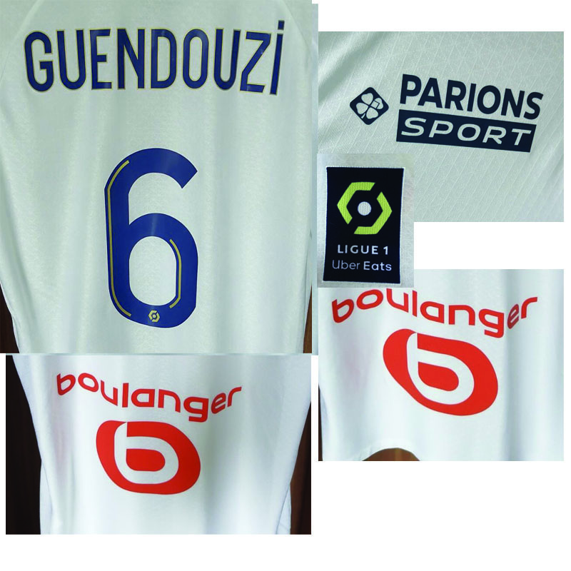 

Home textile OM Payet Alexis Under Rongier Maillot Jersey L.suarez Clauss Guendouzi Soccer Patch Badge, Leave you want name num