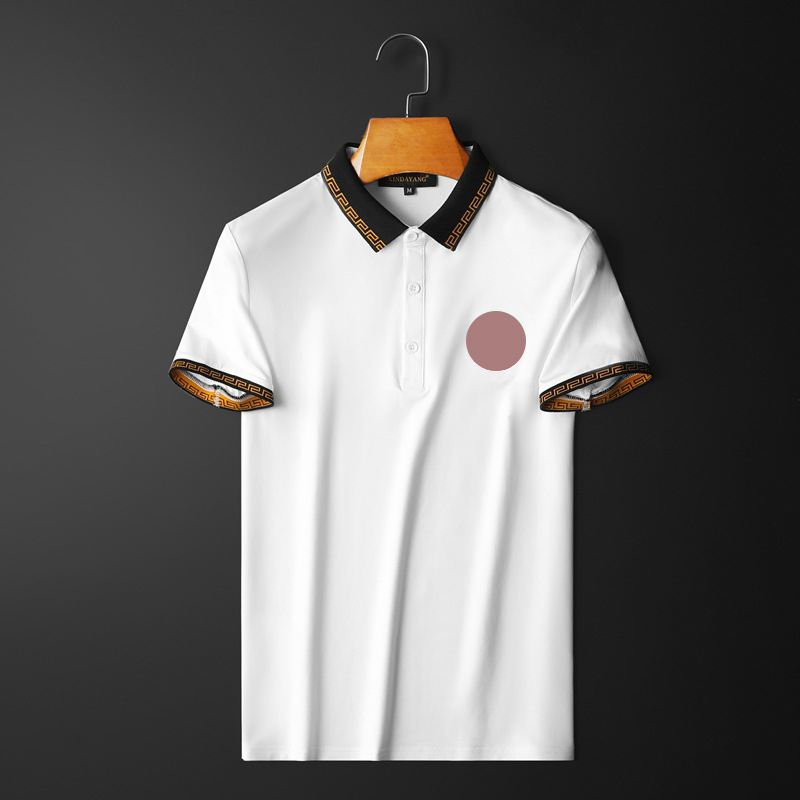 

Men's Designer t shirt fashion Embroidery breathable Tees short Sleeve Luxurys Letter Tops Cotton Polos 2022 High-grade Clothes, White