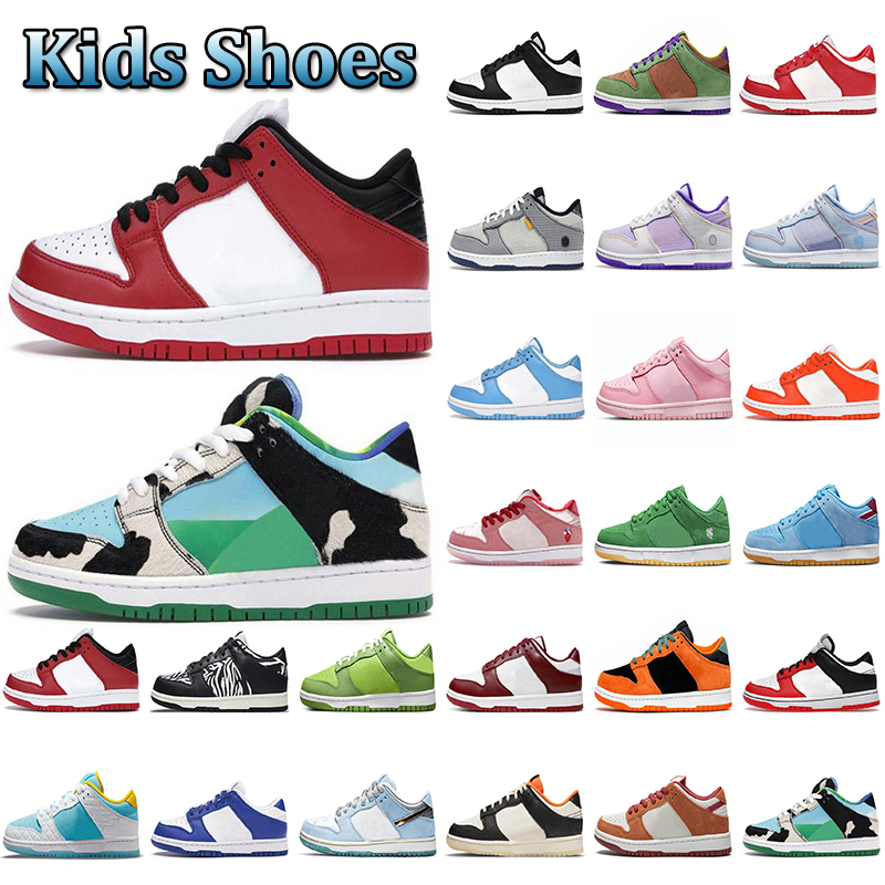 

Dunks Kid shoes Children Preschool PS Athletic SB Baby sneaker Trainers Toddler Girl Tod Chaussures Pour Enfant Sapatos White Black UNC Dunkes Lows Child shoe 26-37, Color 39