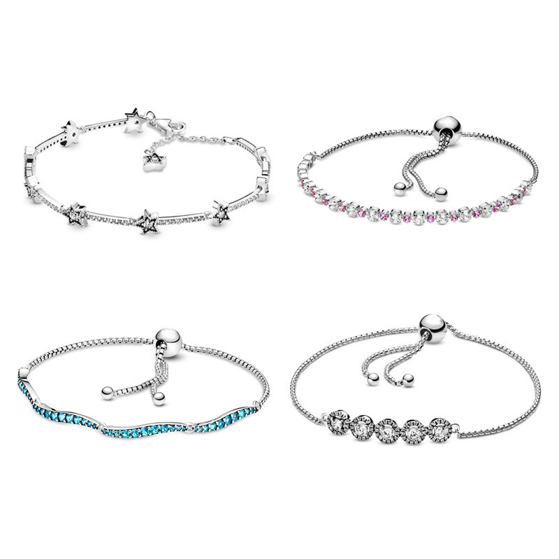 

Fashion Jewelry Accessories Star Charm Bracelets diy fit Pandora Style women Bracelet gift