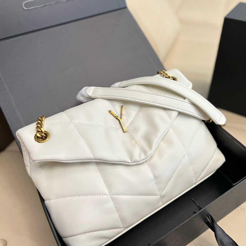 

Women Stripes Bags designer shoulder bag handbags Luxury Leather Clutch Elegant chain handbag Messenger crossbody bags Lady Purses 221014, Ysbag white1