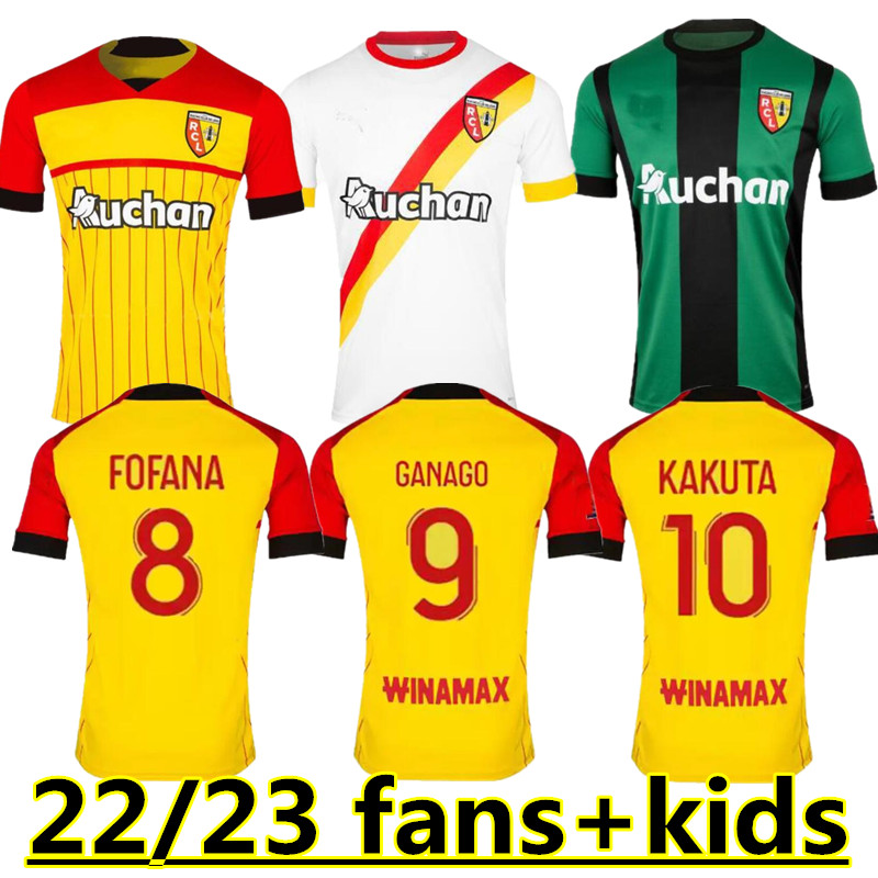 

2022 RC Lens third away maillot soccer jerseys 22 23 KAKUTA OPENDA 11 GANAGO SOTOCA FOFANA GRADIT FORTES Football Shirts 2023 kids home BUKSA CABOT BANZA POREBA 666, Grey