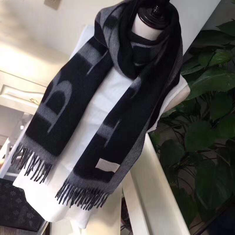 

Fashion Warm BB Scarves for Women's Long Cashmere Winter Mink Wool Blend Soft Warm Letter Scarf Wrap Shawl Plaid Scarf