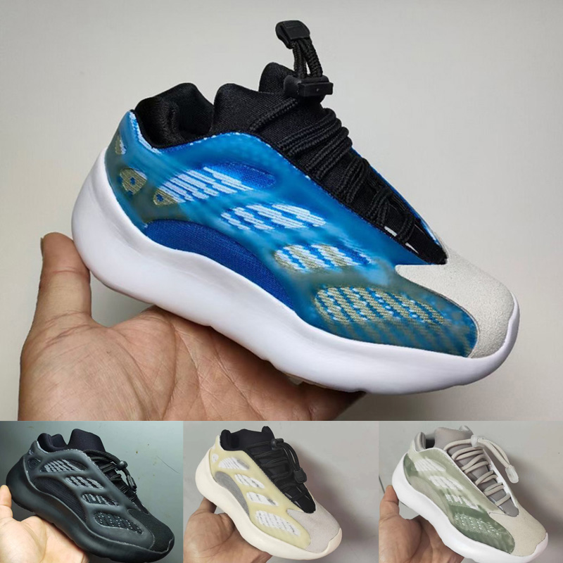 

2023 High Quality Breathable Lightweight 700 v3 Children Running Shoes yeezies Boy Girl Youth Kid Sport Sneaker 7 Size 28-35, Star30