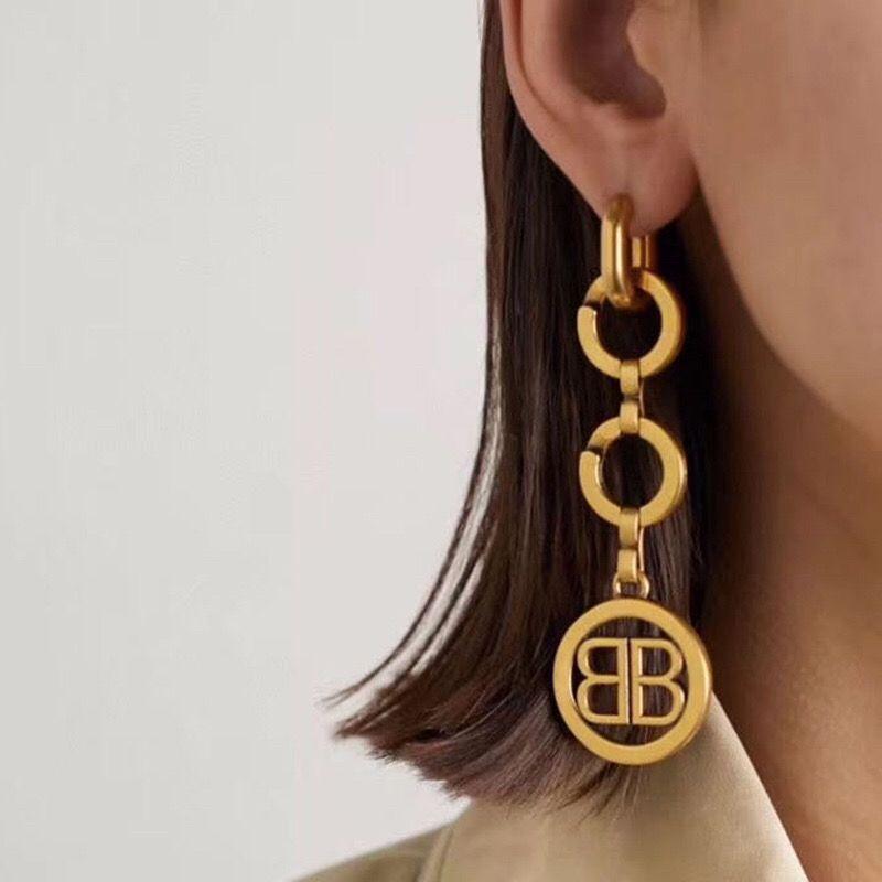 

Designer Jewelry earring studs High Quality Brand B letters women's long earring hoops new-03