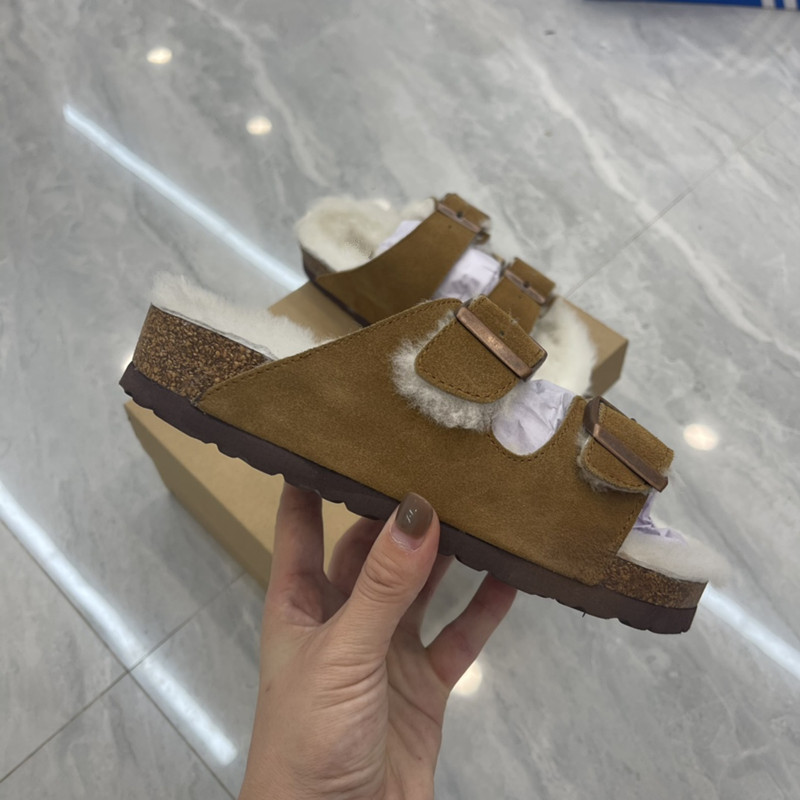 

2022 Birk Designer Sandals women lady suede shearling sandals clog mules arizona sandal gizeh wool fur slides U australia WGG flip flops Beach sliders booties boots, Fill postage