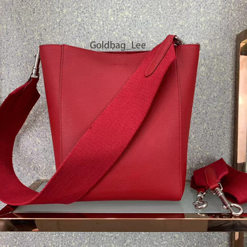 

Sangle Bucket big Bag Shoulder Bags Classic Handbag womens fashion Genuine leather handbags removable shoulders strap wholesale BAGS drawstrings drawstring, Burgundy