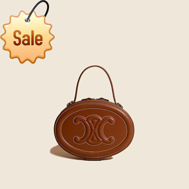 Designer Bags Arc De Triomphe Mini Portable Small Round Moon Cake Bag Lisa Same Leather Pink One Shoulder Messenger Zero Wallet Women Factory Direct