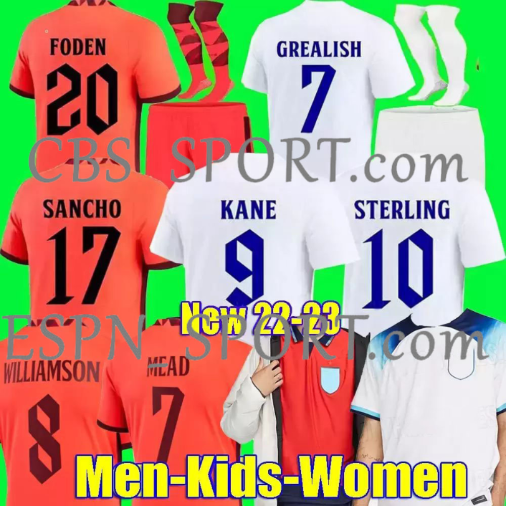

2022 2023 World CUp Soccer Jersey world KANE RASHFORD SANCHO GREALISH 2023 STERLING MOUNT SAKA COADY EnGLAnds National Team Football Shirts Men and Kids Kit 22 23, Home1