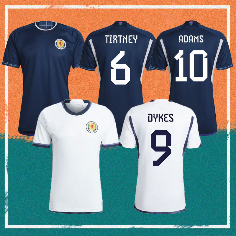 

2022 Scotland TIERNEY Soccer Jerseys 22/23 Home ROBERTSON McTOMINAY McGREGOR DYKES ADAMS Shirt Away national team CHRISTIE ARMSTRONG FRASER football uniform