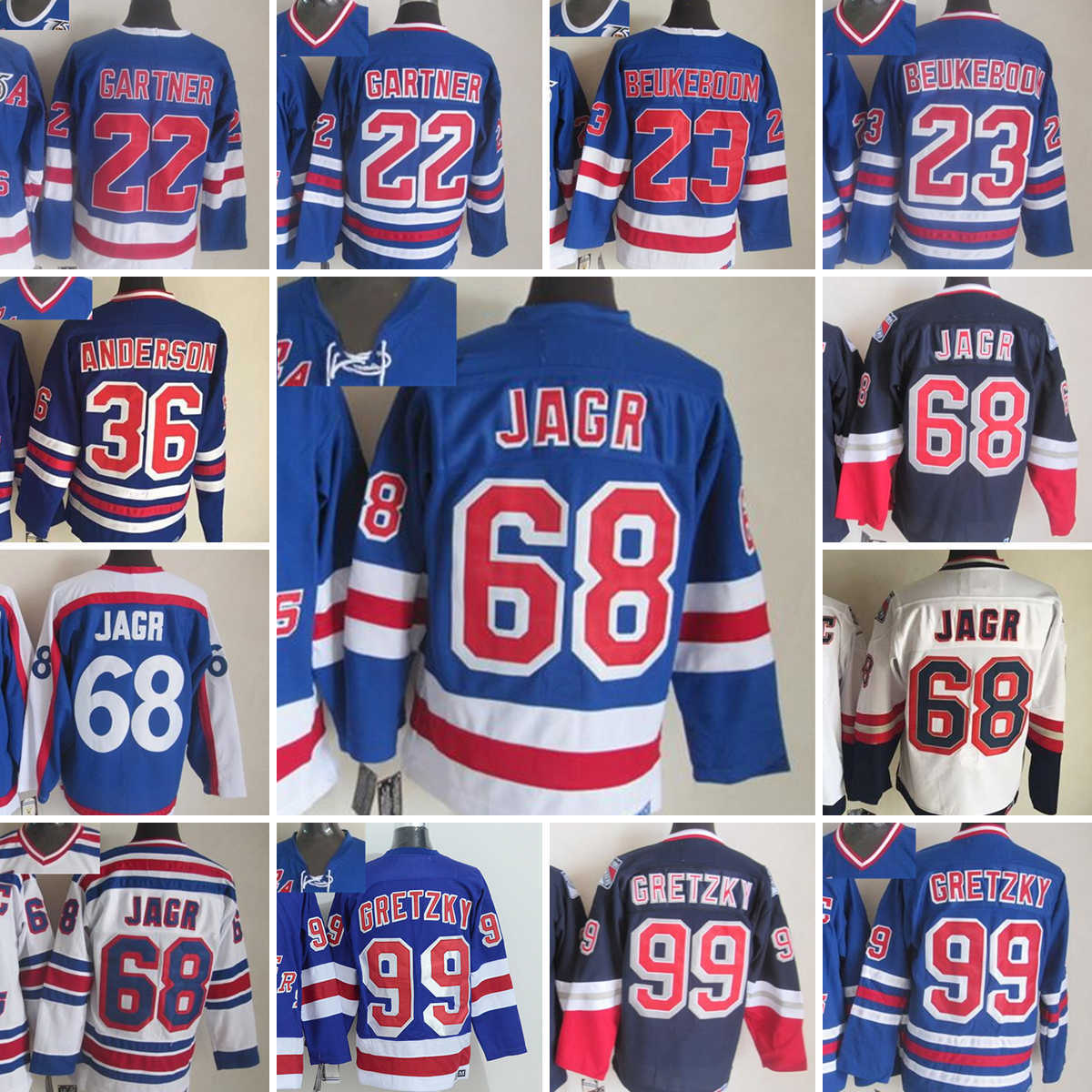 

1926-1999 Movie Retro CCM Hockey Jersey Embroidery 99 Wayne Gretzky 22 Mike Gartner 23 Jeff Beukeboom 68 Jaromir Jagr 36 Glenn Anderson Vintage Jerseys, Aspicture