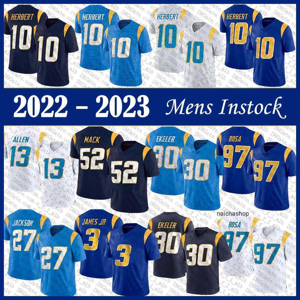 

Jersey Los Angeles''Chargers''10 Justin Herbert 52 Khalil Mack Mens Football Jersey 13 Keenan Allen 97 Joey Bosa 30 Austin Ekeler ''nfl''jerseys, Shown