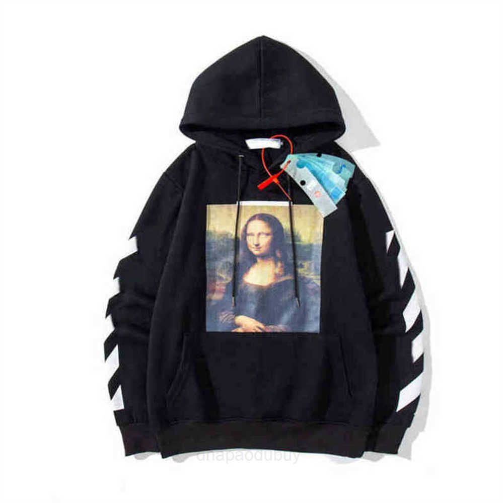 

Men's Hoodies Sweatshirts 2022 %60 Off Style Trendy Fashion Sweater Painted Crow Stripe Loose Hoodie and Women's Coatjqm1off T-shirts Offs White 9zal9316, Customize